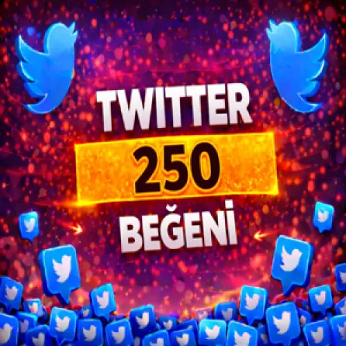  ⭐GARANTİLİ⚡TWİTTER 250 BEĞENİ⚡